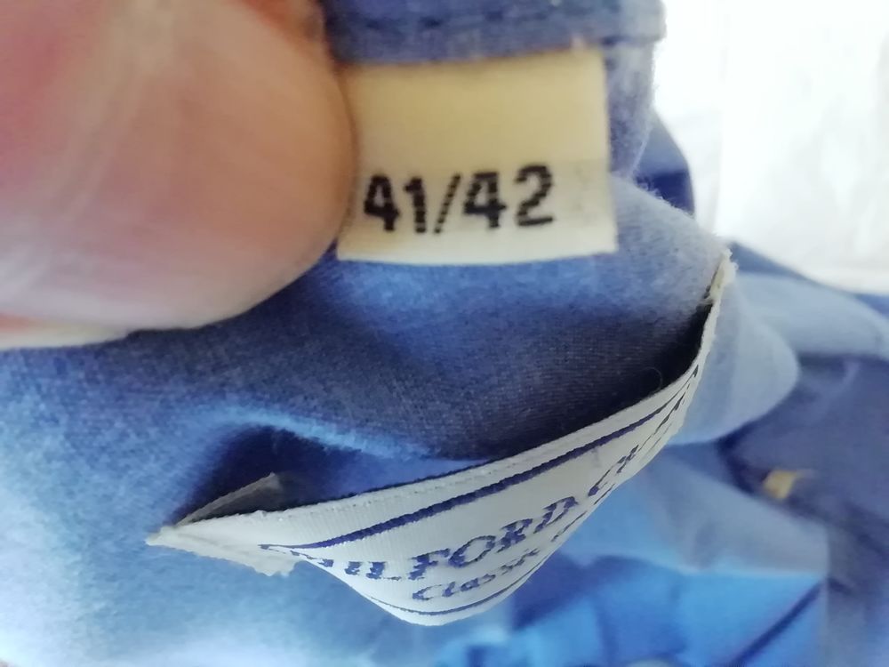 Chemise homme taille L, Milford Clan, bleu ciel Vêtements