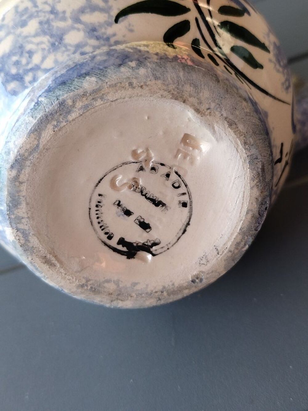 Petit pot &agrave; lait vintage ABADIE - Souvenir de Pont-Aven Décoration