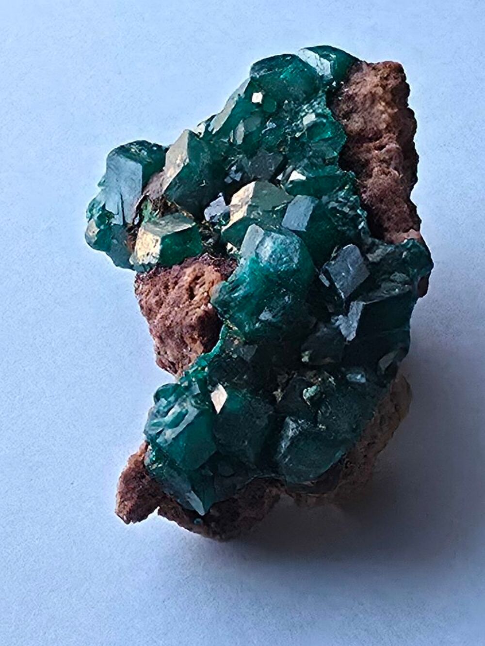 Splendide Dioptase sur Matrice-Katanga, RDC-12g 