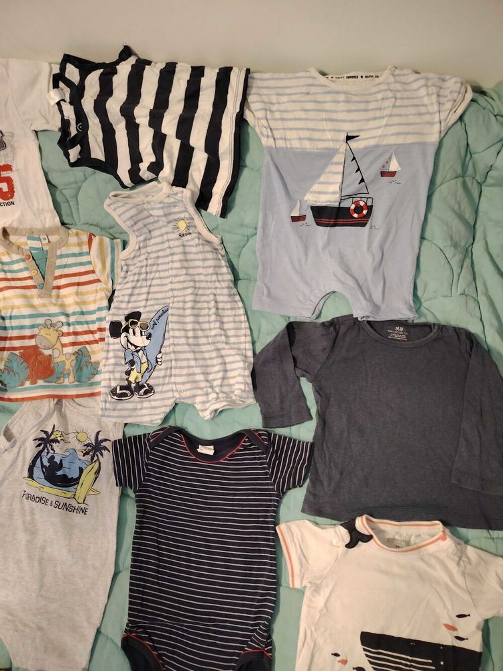 lot v&ecirc;tements gar&ccedil;on 12 mois Puriculture