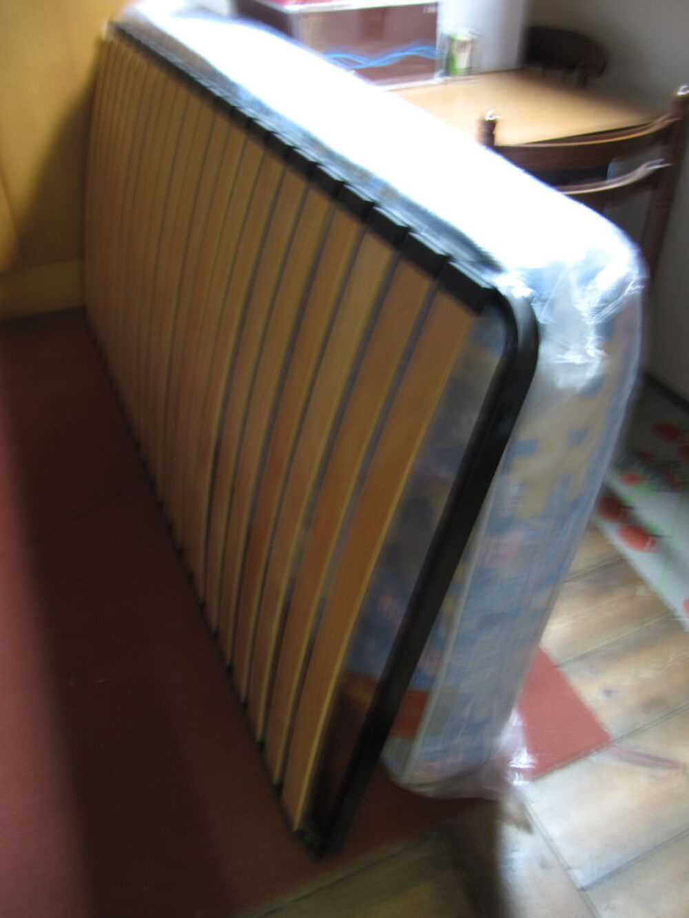 sommier &agrave; lattes + matelas 90 x 190 Meubles
