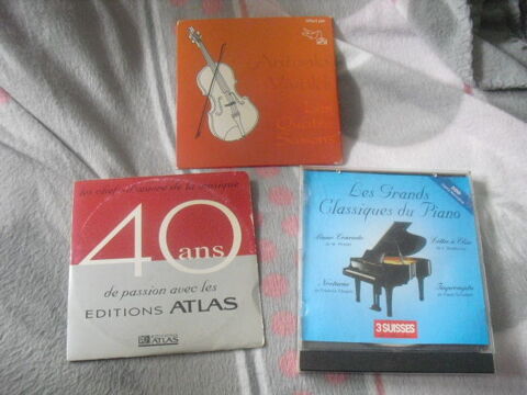  CD musiques classiques lot de 3, jamais écoutés
2 Lyon 5 (69)
