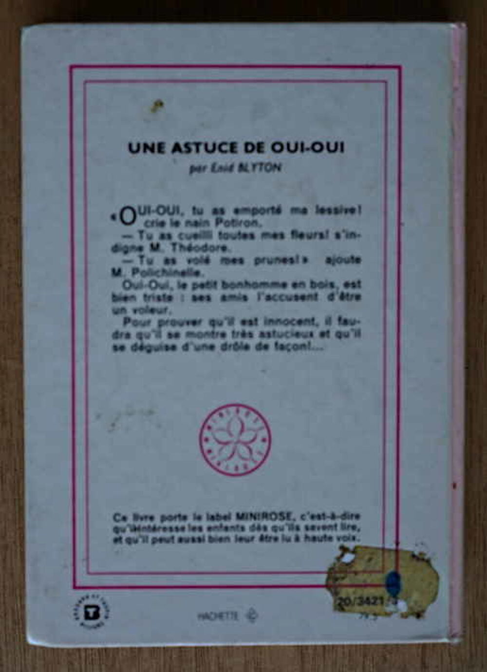 bibliotheque rose - une astuce de oui oui - 1979 Livres et BD