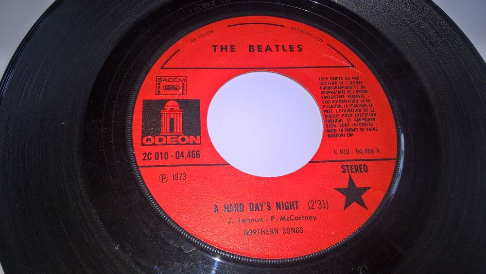 the beatles 45tr (8) CD et vinyles