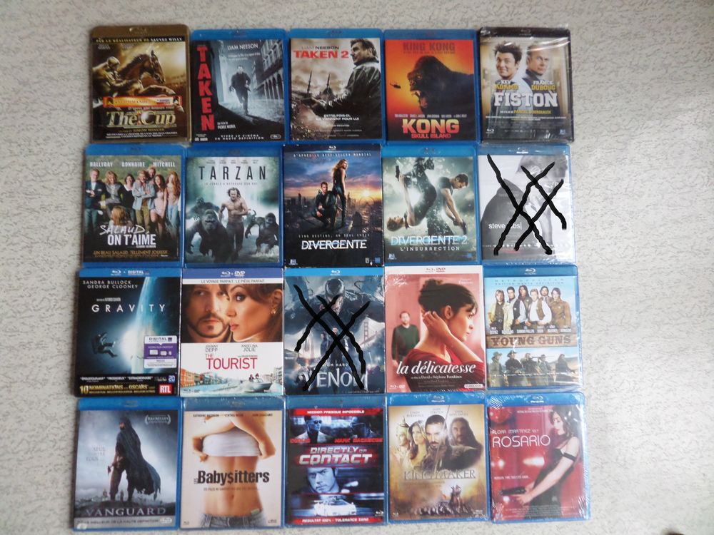 Blu ray ( bluray ) divers &agrave; 3 euros ( envoi possible ) DVD et blu-ray