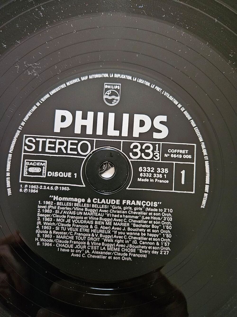 Claude fran&ccedil;ois coffret 3 disques hommage &agrave; claude fran&ccedil;ois CD et vinyles