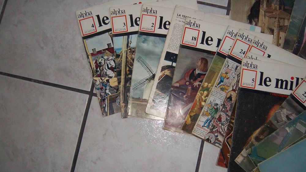28 num&eacute;ros encyclopedie alpha le million Livres et BD
