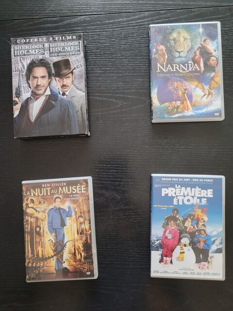 Lot de 5 DVD - Sherlock Holmes, Narnia, La Nuit au Musée 15 La Chapelle-d'Armentières (59)