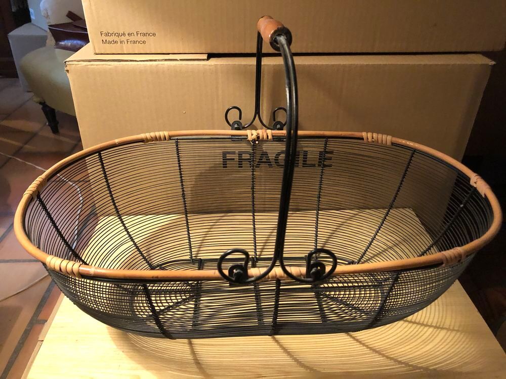 panier m&eacute;tallique Décoration