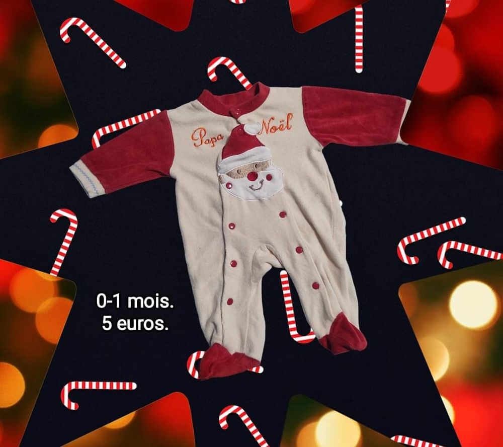 v&ecirc;tements No&euml;l gar&ccedil;on 0-1 mois Vêtements enfants