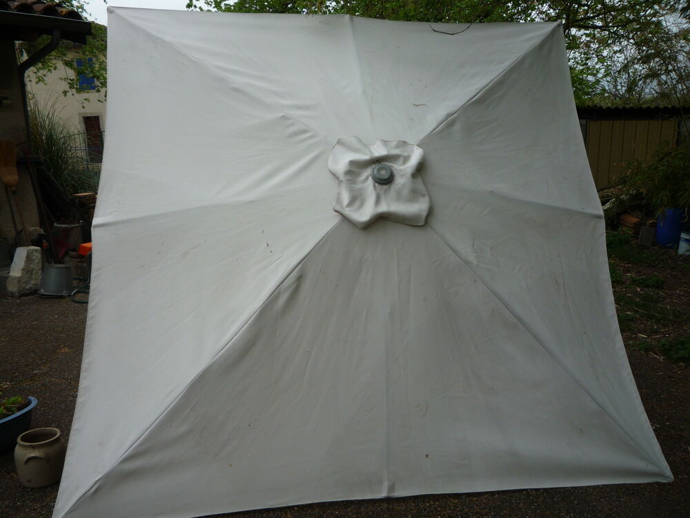 Parasol ext&eacute;rieur &eacute;cru / 250cm x 250cm
Jardin