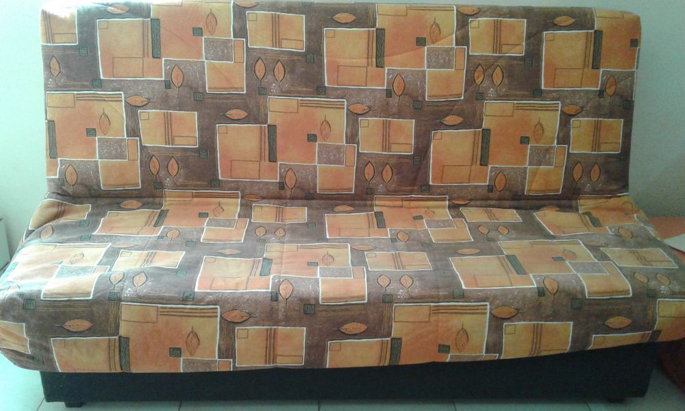VENDS CLIC CLAC IMPRIME CHOCOLAT ORANGE Meubles
