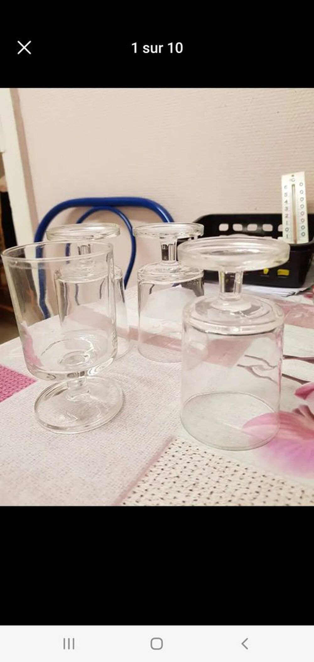 lot 4 grands verres luminarc Cuisine