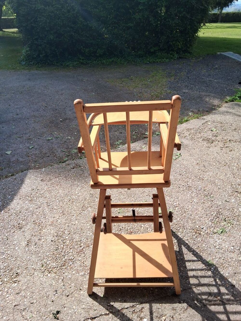 Chaise haute bois Pu�riculture