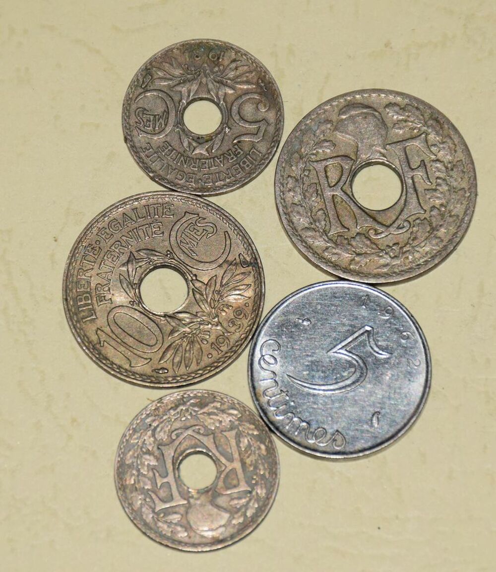 Lot 5 Pi&egrave;ces Fran&ccedil;aise - Lindauer - Atelier Paris 10 et 5 ct 