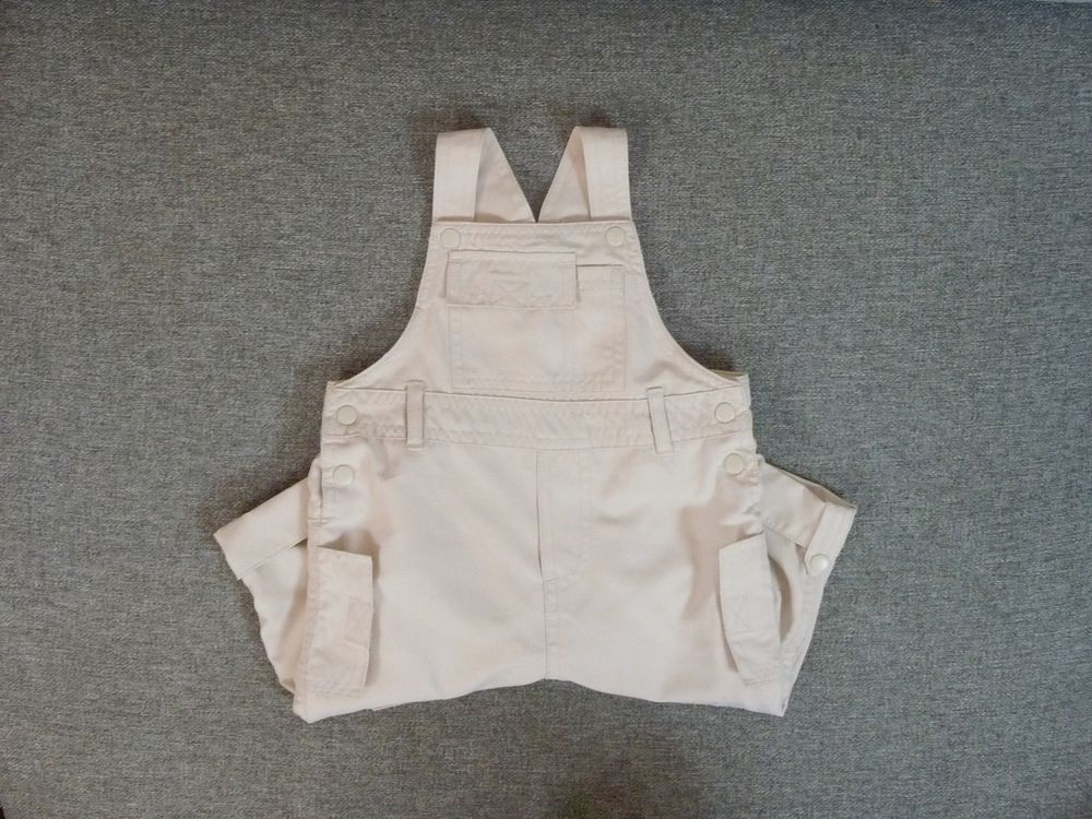 Salopette Beige &agrave; Boutons Pressions- 6 mois-Tout Compte Fait Vêtements enfants
