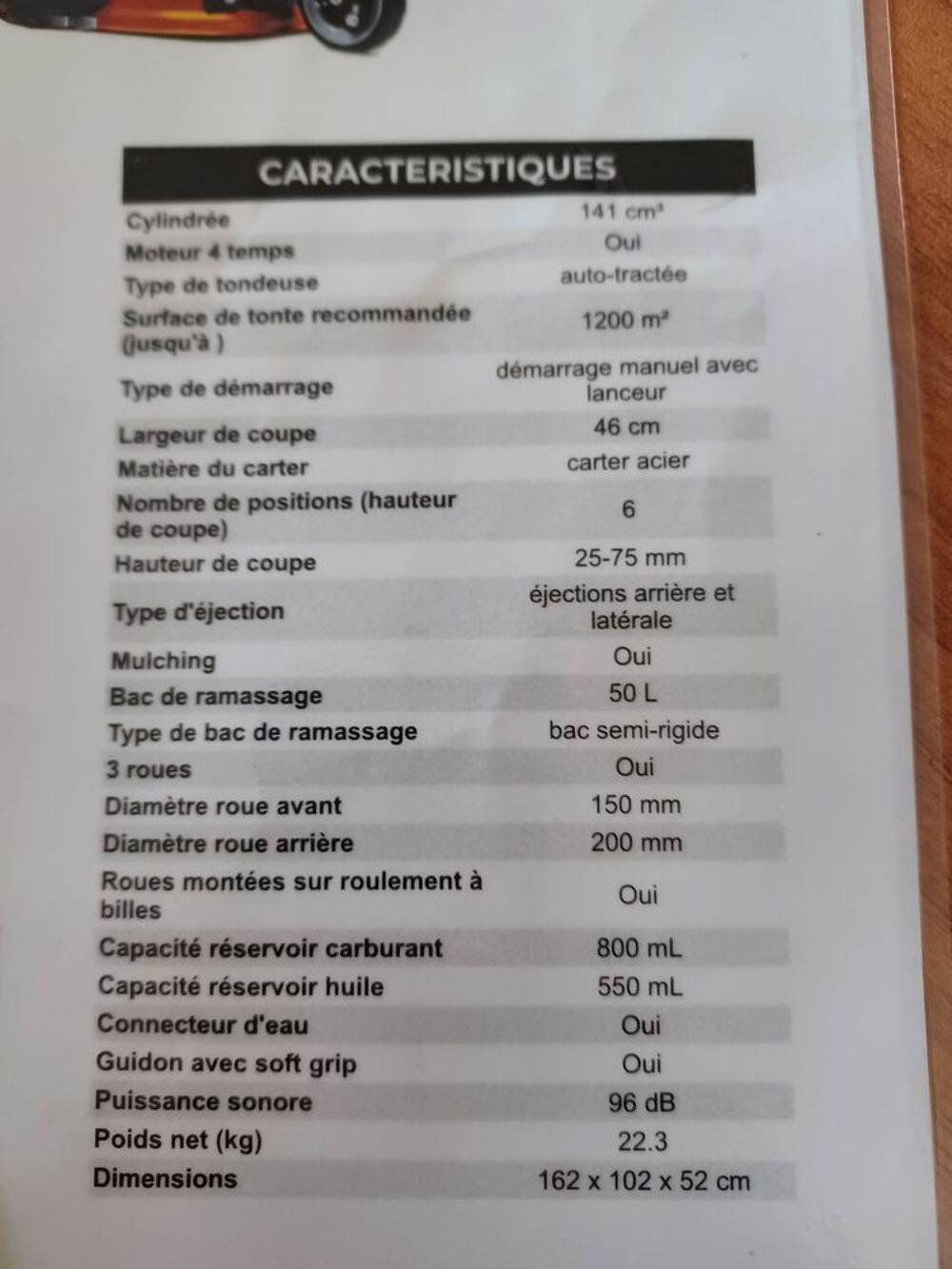 tondeuse &agrave; gazon Jardin