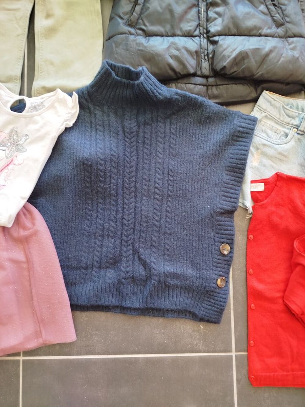Lot de v&ecirc;tements fille hiver 8/10 ans V�tements enfants