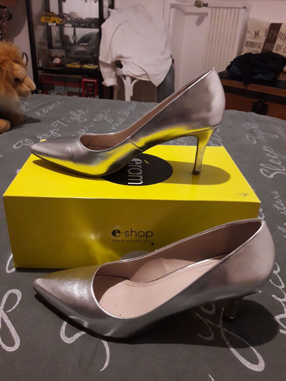 Escarpin argentee "Eram" Chaussures
