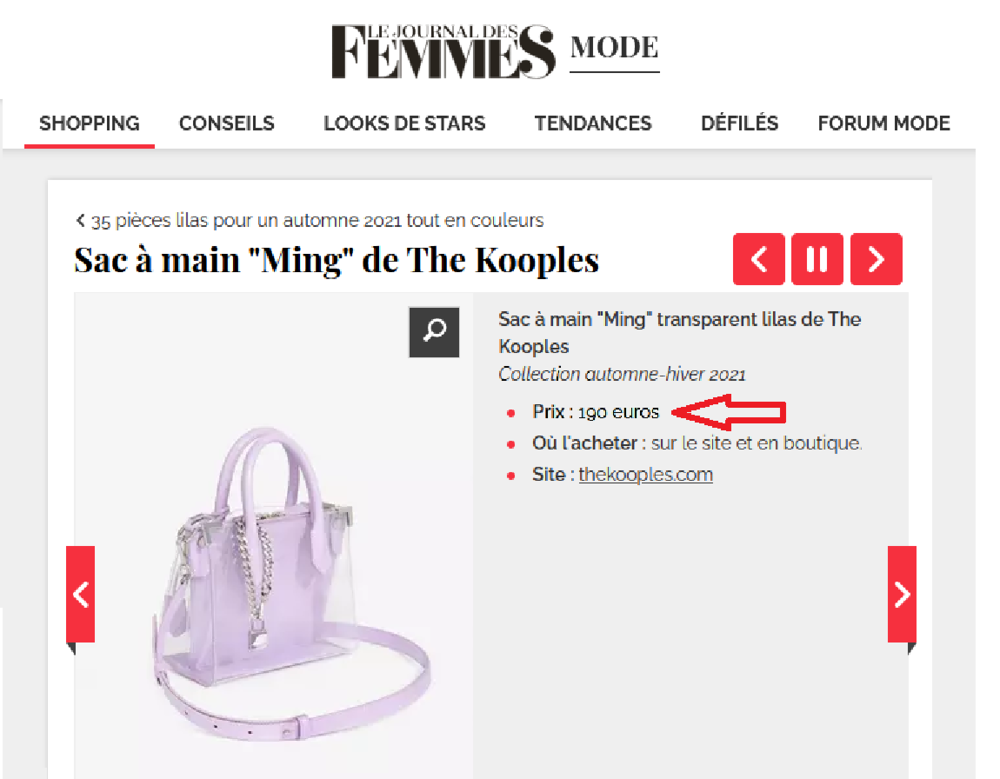 Sac The Kopples mod&egrave;le Ming neuf Maroquinerie
