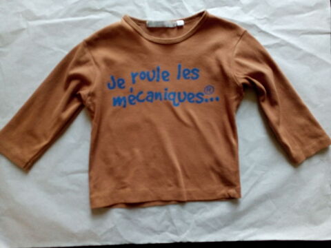 T-shirt manches longues ? Marron/motifs ? 3 suisses ? 81 cm 2 Marseille 5 (13)
