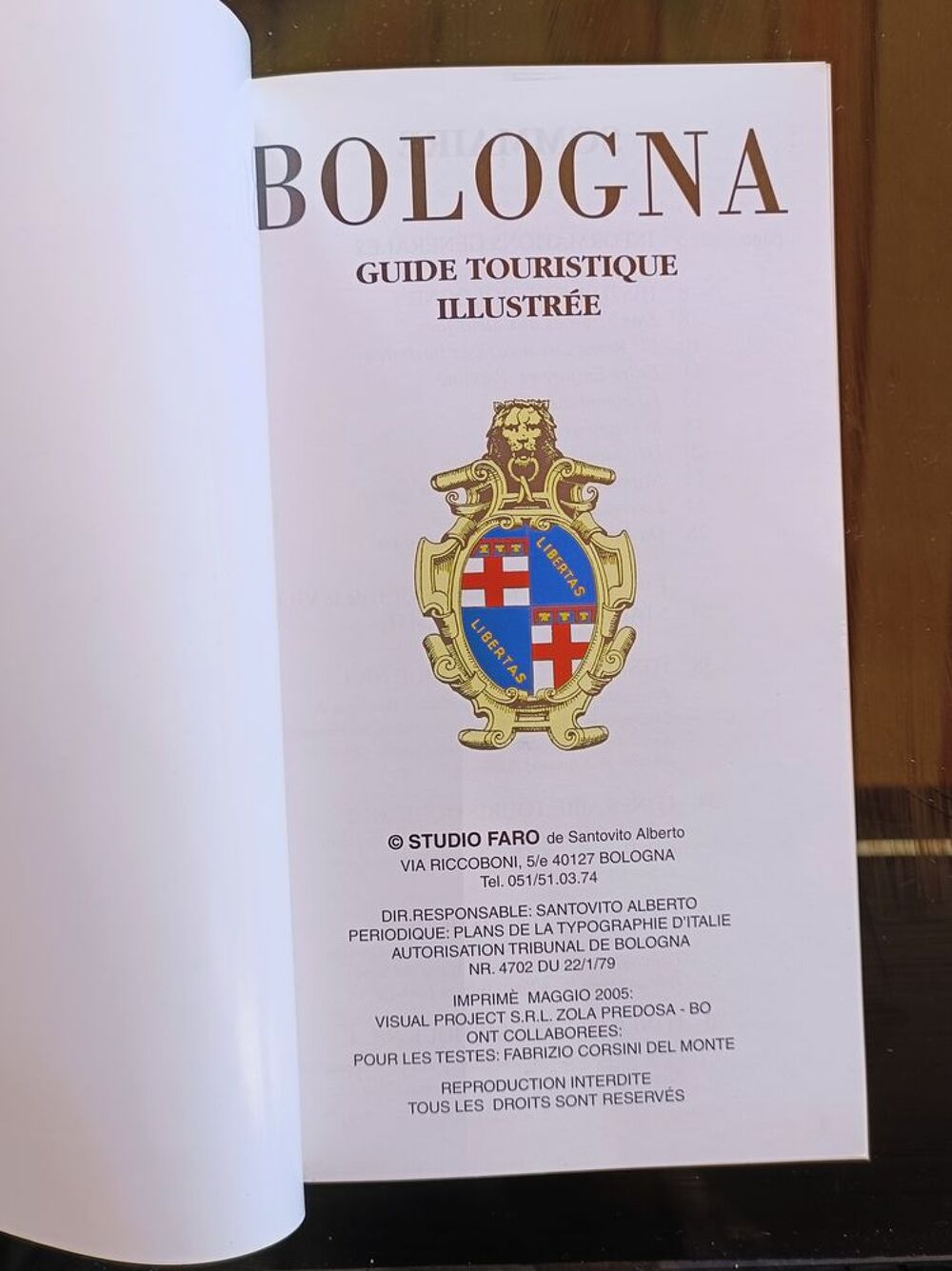 BOLOGNA BOLOGNE Guide touristique illustr&eacute; Livres et BD