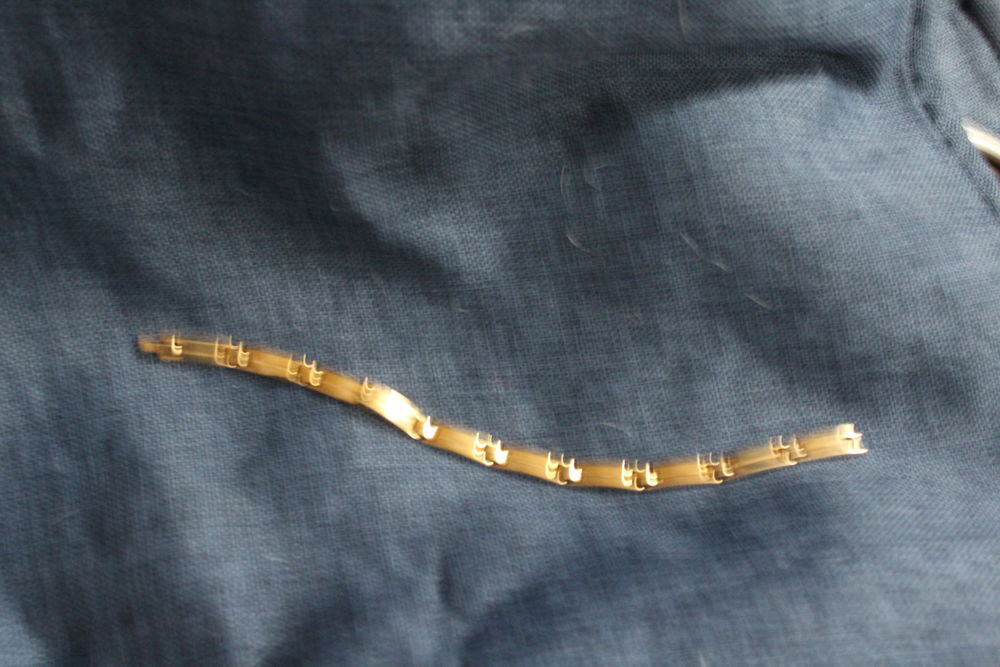 GOURMETTE PLAQUE OR/ Bijoux et montres