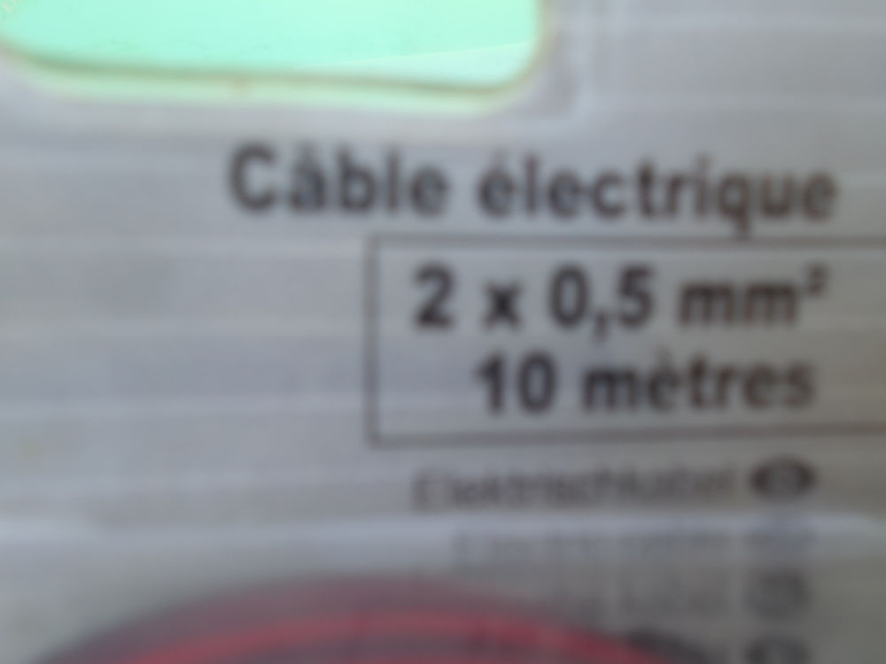 cable electrique Bricolage