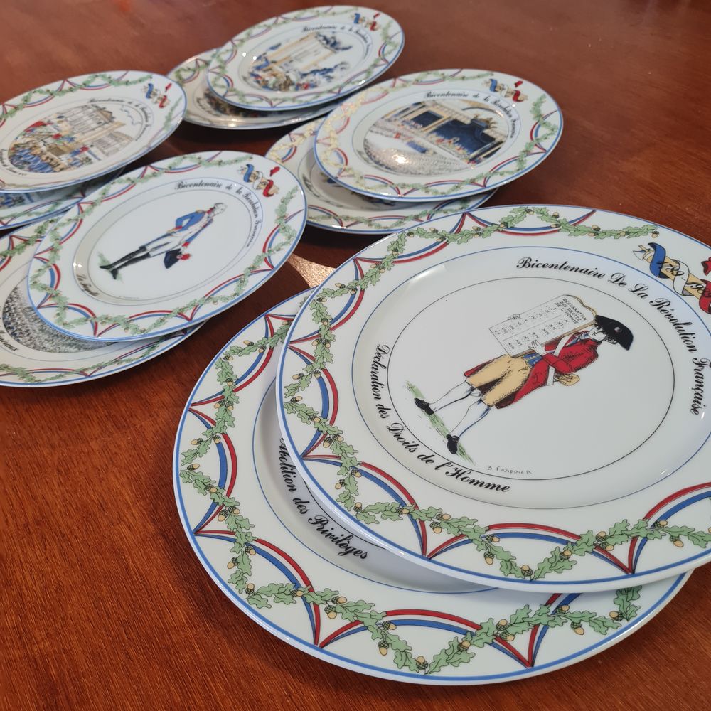 Edition limit&eacute;, Assiette Bicentenaire de la R&eacute;volution Fran&ccedil; 