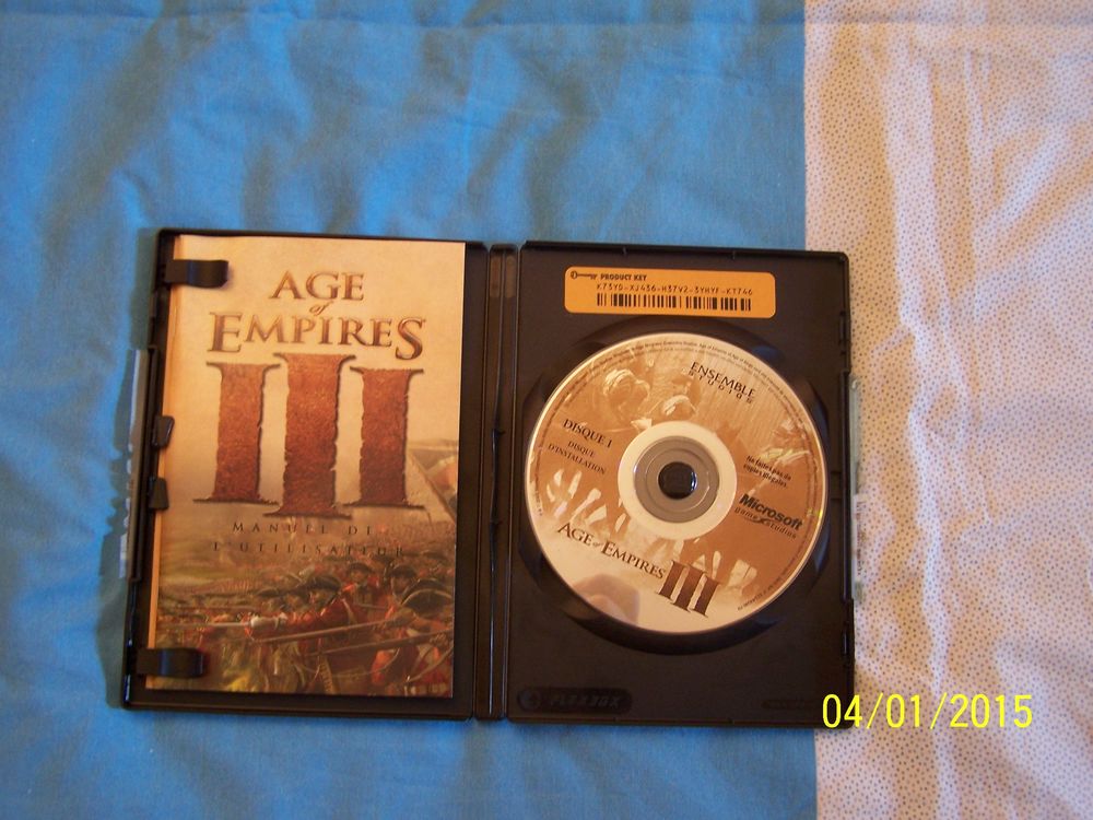 JEU PC AGE OF EMPIRES III COLLECTOR Consoles et jeux vidéos
