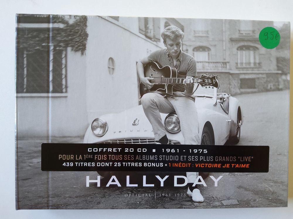 JOHNNY HALLYDAY coffret neuf 1961-1975 CD et vinyles