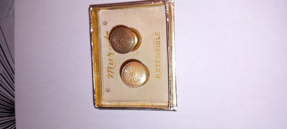 Boutons manchettes retro Bijoux et montres