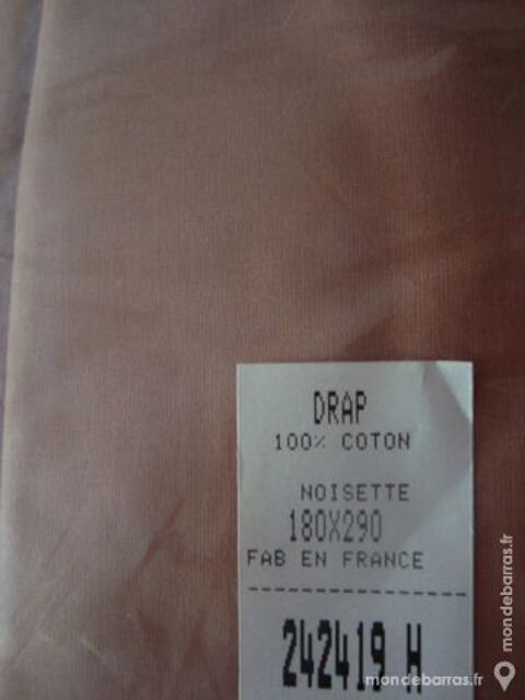 Drap plat  NOISETTE  dim;190x280 cm 1 personne 10 Saint-Genis-Laval (69)