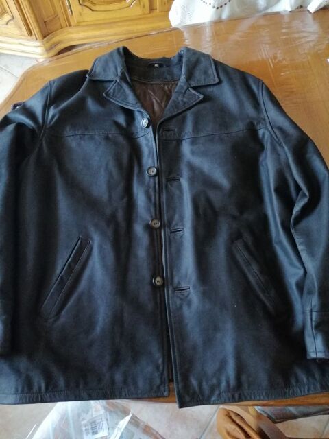 VESTE CUIR EPAIS XXL HOMME MARRON 70 Monteux (84)