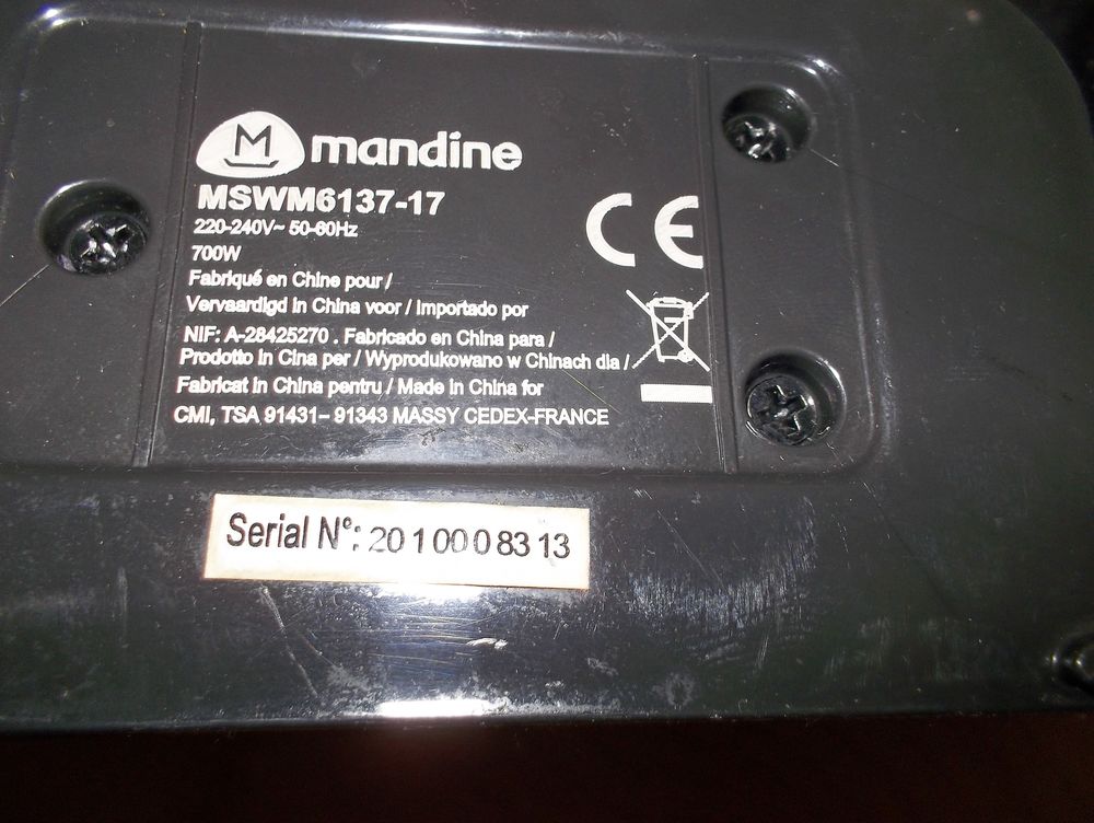 Ensemble Gaufrier + croque-monsieur Electroménager