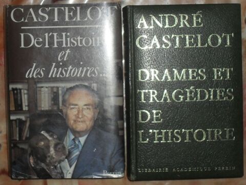 2 livres d'Histoire d'Andr Castelo en trs bon tat. 15 Montreuil (93)