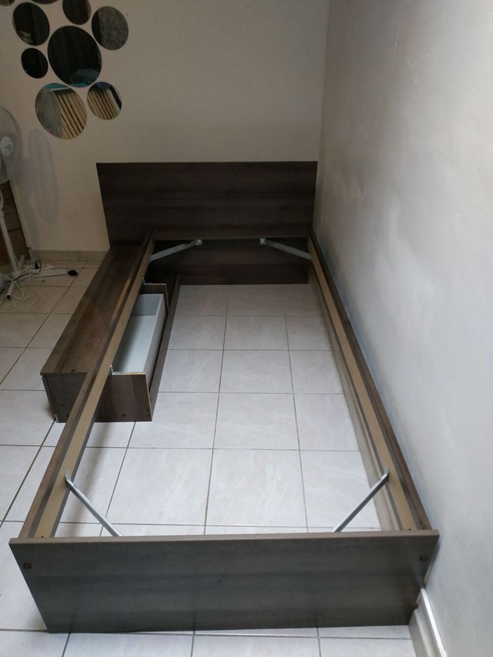 Lit tiroir 90x190 Meubles