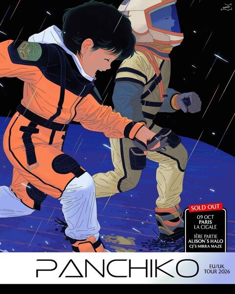 2 places pour concert de PANCHIKO à La Cigale vendredi soir Paris 18 (75)