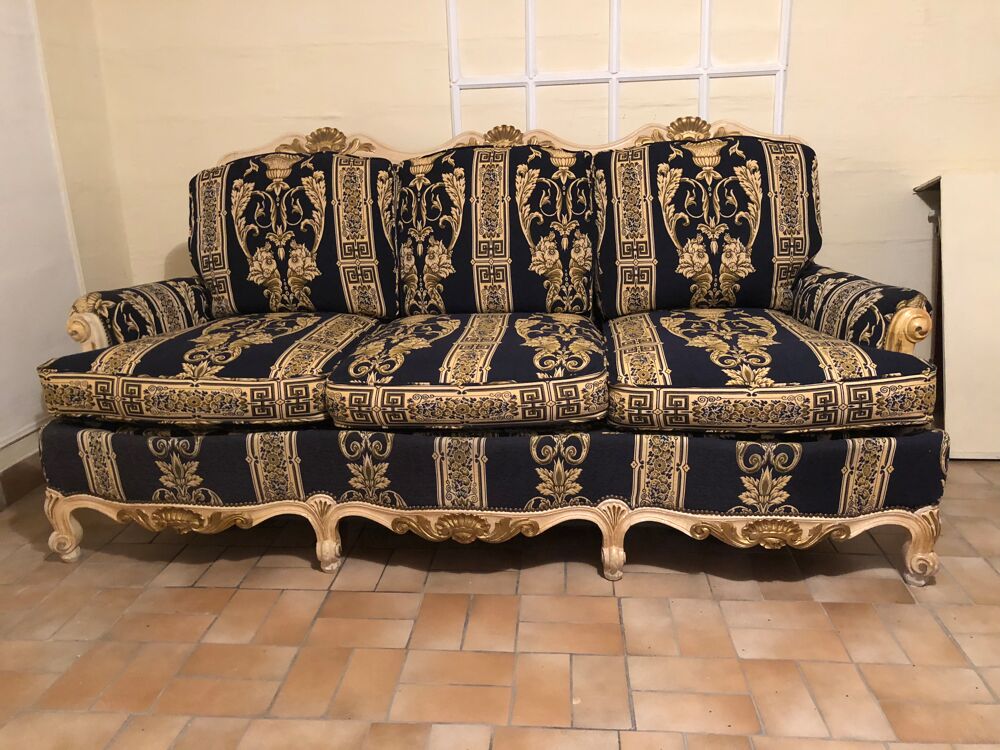 Canap&eacute; et fauteuils Louis XV Meubles