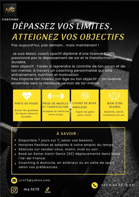 coach sportif 0 93230 Romainville