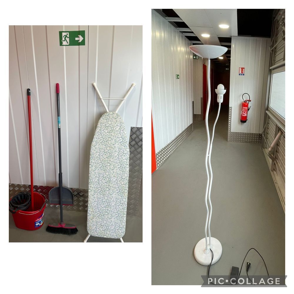 LOT de divers pieces de ameaublement , lampadaires , tapis Décoration