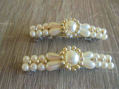 2 barrettes perles (25) 5 Tours (37)