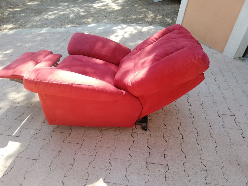 fauteuil relax manuel rouge Meubles