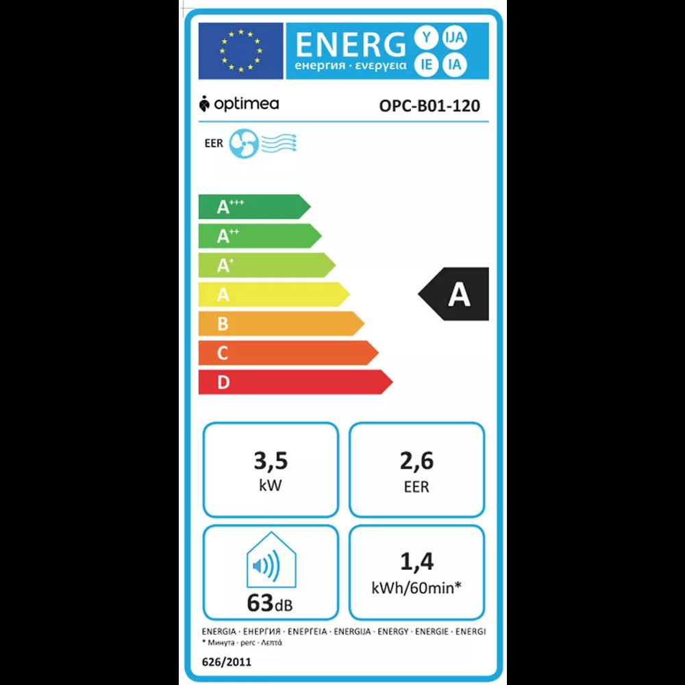 Climatiseur Mobile OPTIMEA OPC-B01-120 (Livraison possible) Electroménager