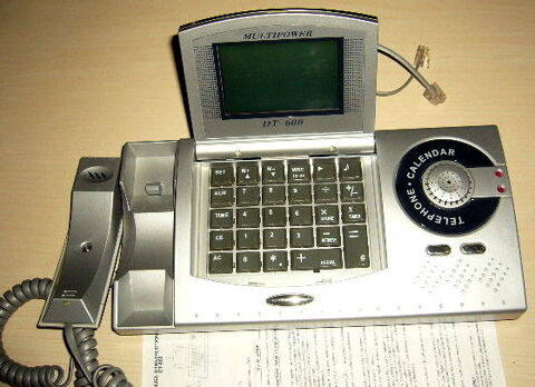 Telephone à touches +horloge+calendrier DT600 neuf 9 Versailles (78)