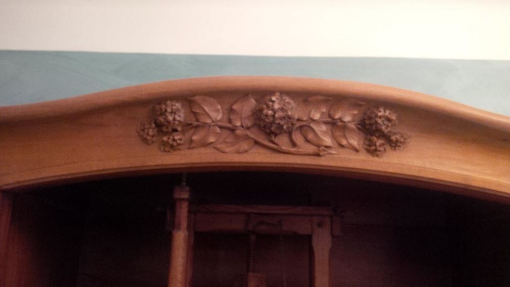 Grande Biblioth&egrave;que Vitrine Art Nouveau 