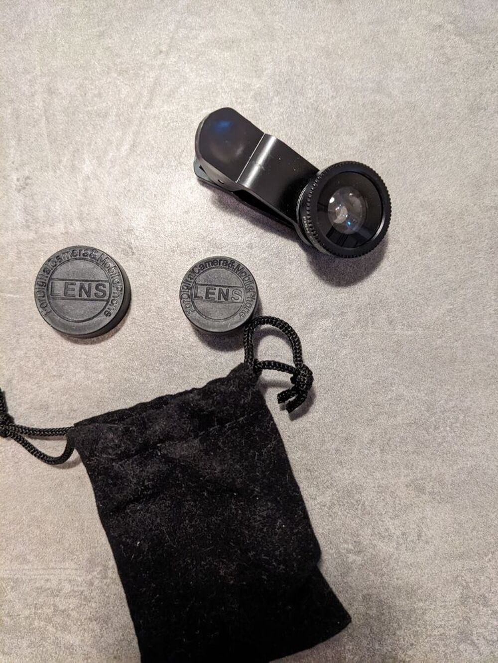 zoom grand angle, lot de lentilles photo vid&eacute;o &agrave; pince pour Matériel informatique