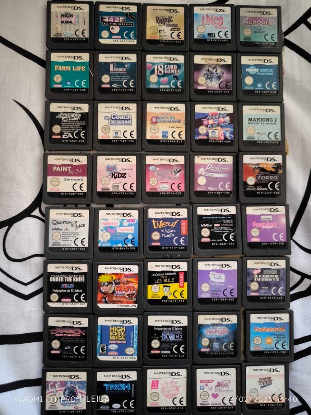 jeu Nintendo ds sans bo&icirc;te Consoles et jeux vidos