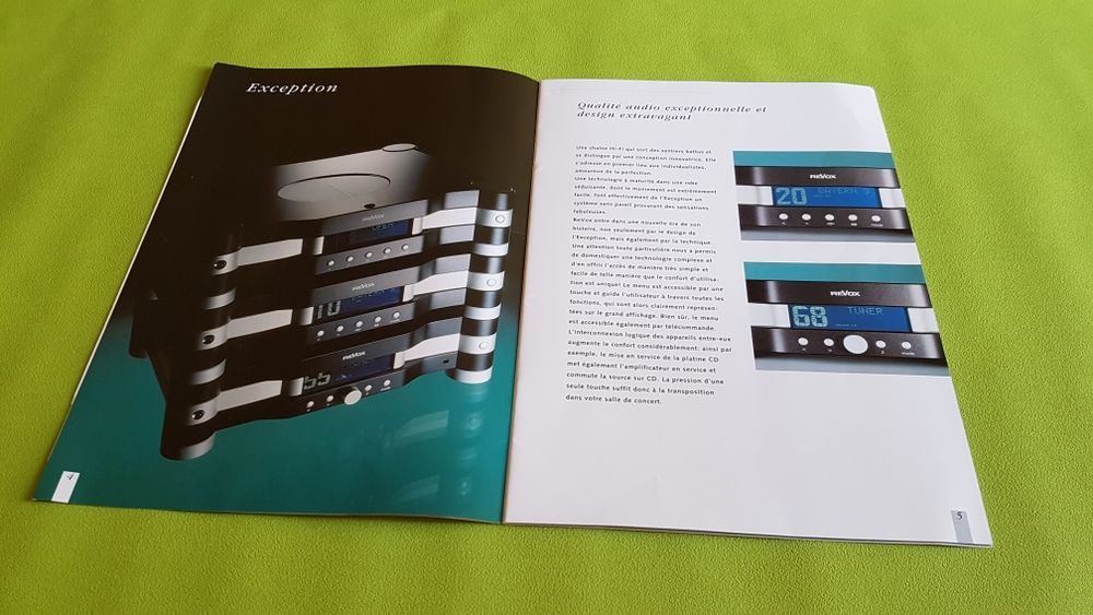 REVOX NOUVEAUT&Eacute;S ' 99 Audio et hifi