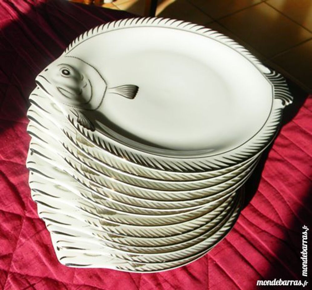 Grand Service &agrave; Poisson Art Nouveau Cuisine
